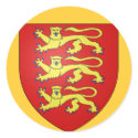 ENGLAND COAT OF ARMS stickers