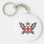 England Emblem Keychain