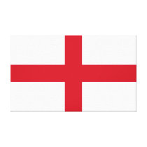 England – English National Flag Canvas Print