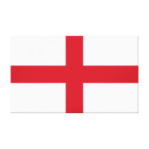 England – English National Flag Canvas Print