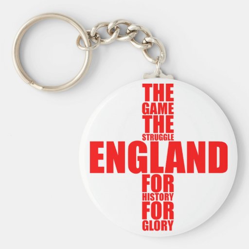 England Flag Football Team Keychain