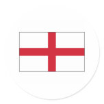 England FLAG International Round Sticker