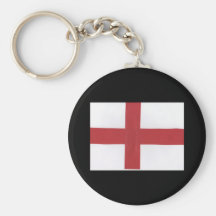 England Flag Keychain