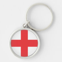 England Flag Keychain/Keyring