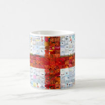 England Flag Montage Coffee Mug