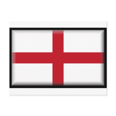 England Flag Postcards