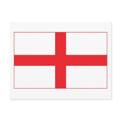 England Flag Postcard