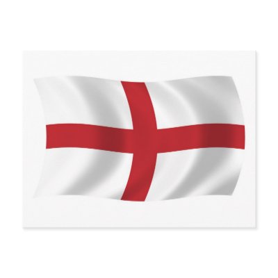 England Flag Postcard