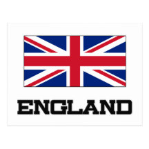 England Flag Postcard