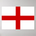 England Flag posters