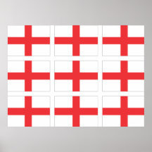 England Flag Poster/Print
