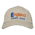 ENGLAND GAMERS LEAGUE Cool embroidered hats