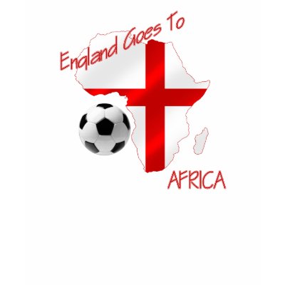 England Goes to Africa St Georges Football flag Shirts