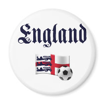 England Gothic Soccer T-shirts and gifts Fridge Magnet