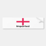 England - Imported Bumper Sticker
