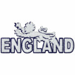 England Lion Embroidered mens polo embroidered shirts