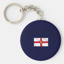 England logo st Georges flag gear Key Chains