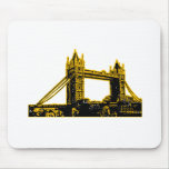 England London Bridge Gold Black The MUSEUM Zazzle mousepads