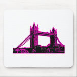 England London Bridge Magenta Black The MUSEUM Zaz mousepads