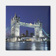 England, London, Tower Bridge 3 Fridge Magnets
