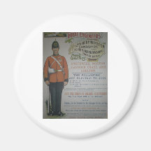 England Royal Engineers recruitment poster 1890 Fridge Magnets