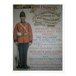 England Royal Engineers recruitment poster 1890 Post Cards