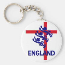 England Royal standard and St George cross Key Chain