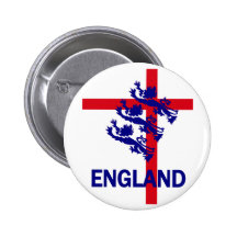 England Royal standard and St George cross Pin