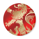 England Silky Shaded Rampant lion sheild Fridge Magnets