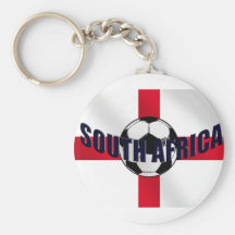 England Soccer ball South Africa St Georges flag Key Chains