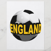 England Soccer Custom Flyer