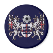 England Soccer dragons gifts Fridge Magnet