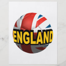 England Soccer Full Colour Flyer