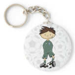 England Soccer Goalkeeper Keychain
