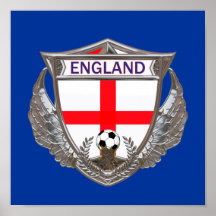 England Soccer Poster