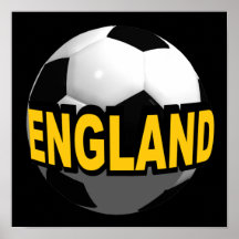 England Soccer Print