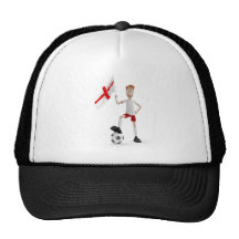 England soccer trucker hat