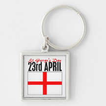 England, St George's Day Key Chains