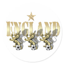 England Three Lions Football Gifts and Gear Stickers