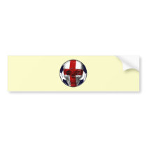 England til I die England soccer ball flag gifts Bumper Sticker