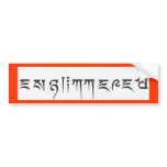 Englimmered bumper stickers