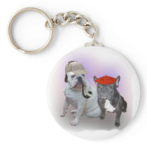 English and French bulldogs