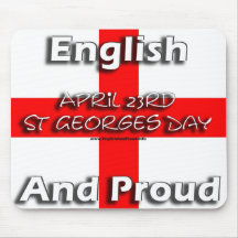 English and Proud - Mousemat Mouse Mats