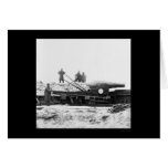English Armstrong Gun in Fort Fisher, NC 1864 cards
