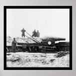 English Armstrong Gun in Fort Fisher, NC 1864 posters