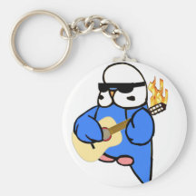 English Budgie Unplugged Keychains