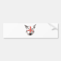 English Bull Terrier England Bumper Stickers