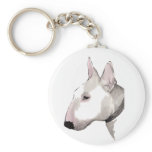 english bull terrier keyring keychains
