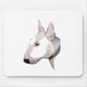english bull terrier mousemat mousepads