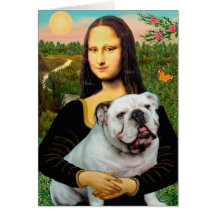 English Bulldog 9 - Mona Lisa Cards